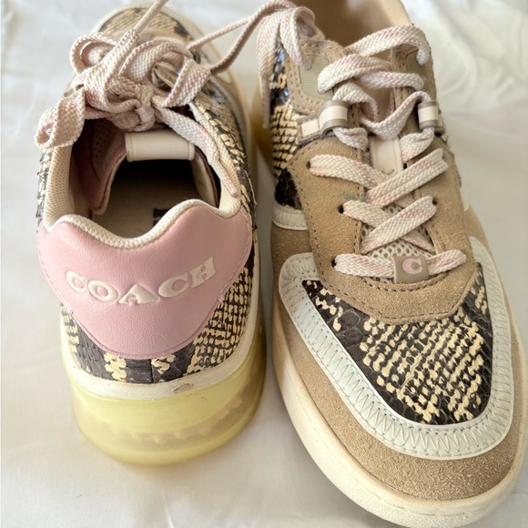 Coach Snakeskin Pattern Sneakers - Picture 1 of 5